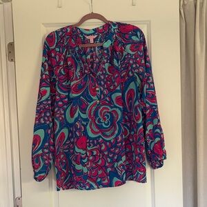 Lilly Pulitzer Elsa Silk Top